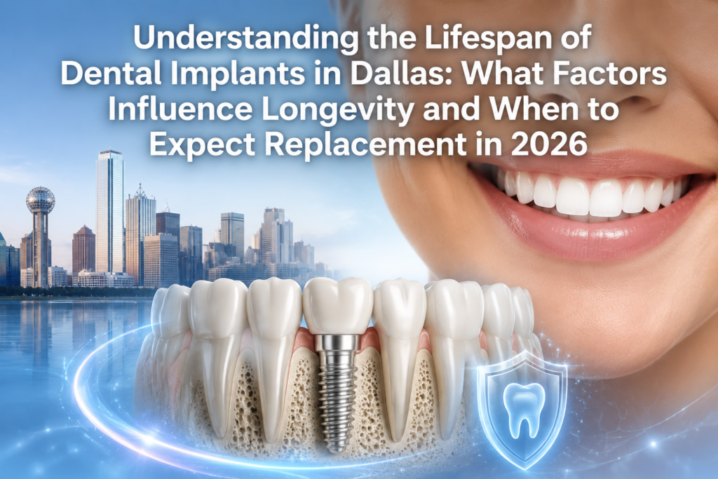 Understanding the Lifespan of Dental Implants in Dallas: What Factors Influence Longevity and When to Expect Replacement in 2026