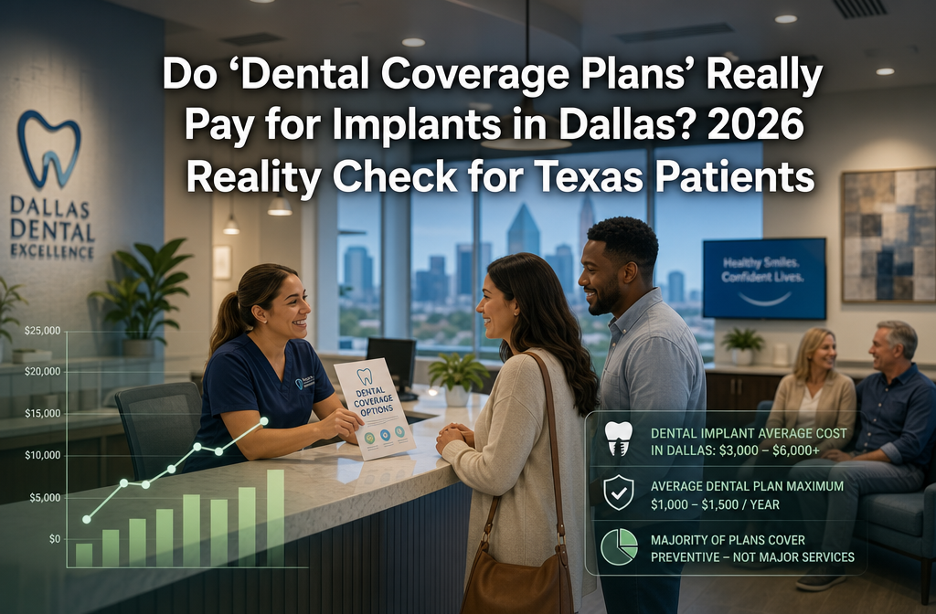 Do ‘Dental Coverage Plans’ Really Pay for Implants in Dallas? 2026 Reality Check for Texas Patients