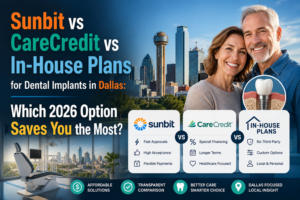 Sunbit vs CareCredit vs In‑House Plans for Dental Implants in Dallas: Which 2026 Option Saves You the Most?